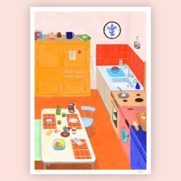 Melik Lequin - Breakfast Illustration